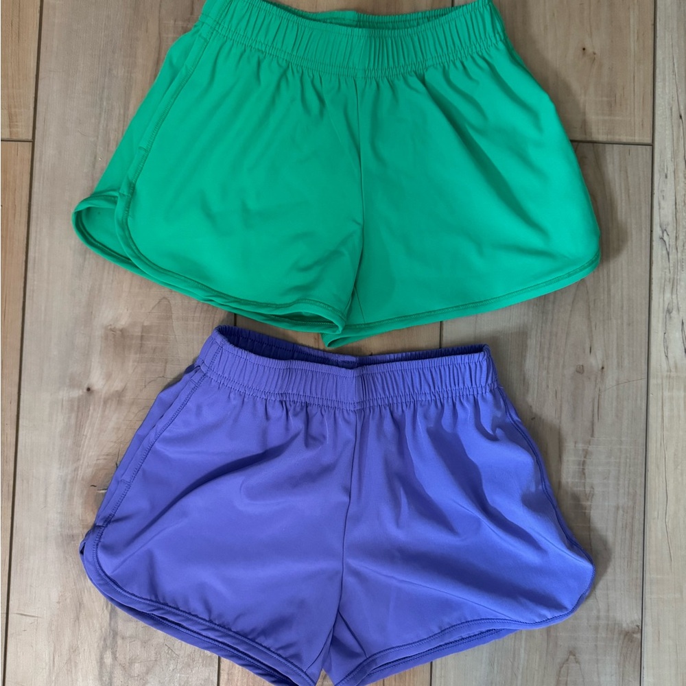Primary Kids Stretch Running Shorts Size 6/7